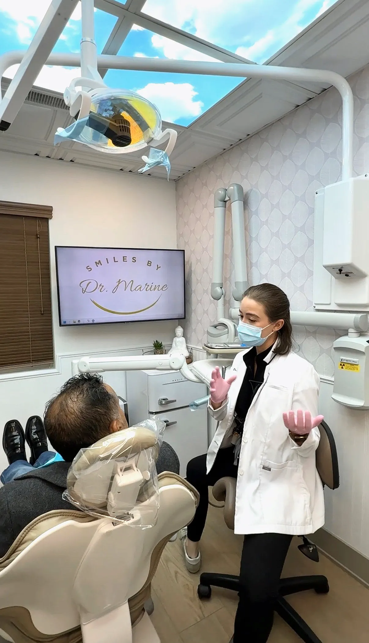 Dentist with a patient at Pacific Dental Care