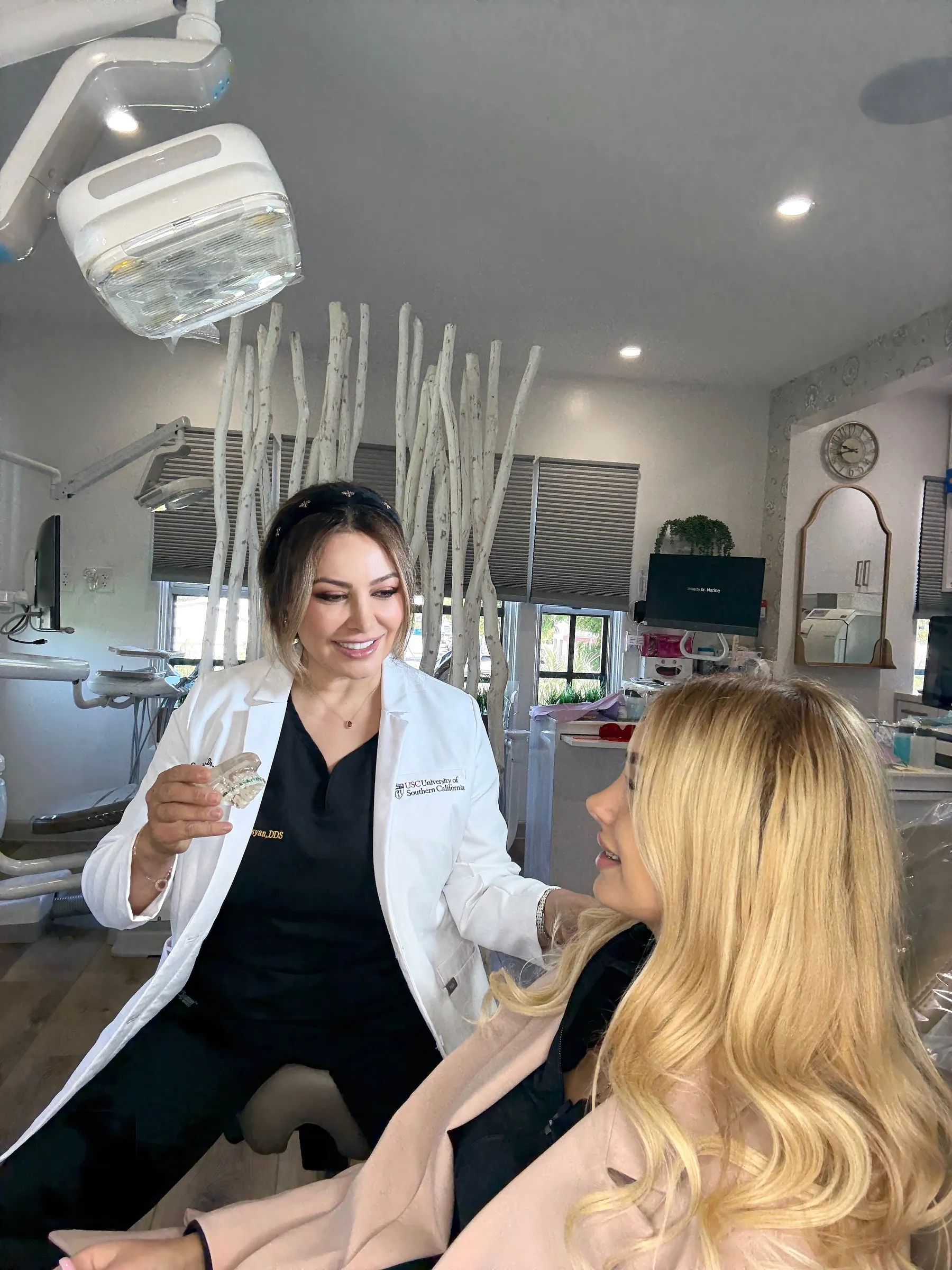 Dentist with a patient at Pacific Dental Care