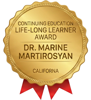 Continuing Education Life-Long Learner Award, Dr. Marine Martirosyan
